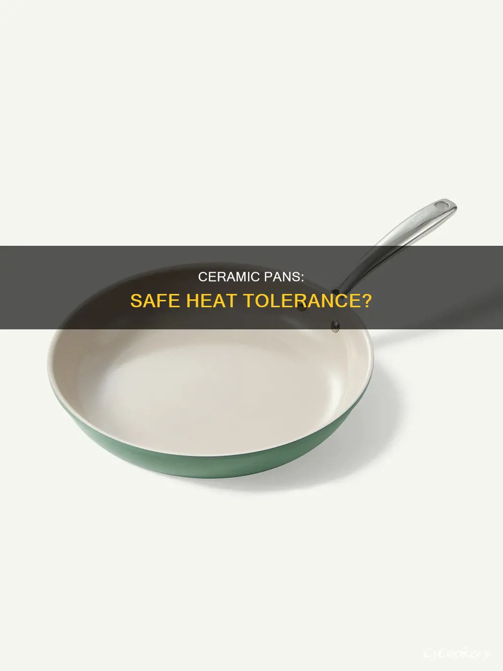 what temperature can ceramic pan tolerate