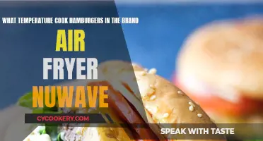 Mastering the Perfect Hamburgers: Nuwave Air Fryer Cooking Tips