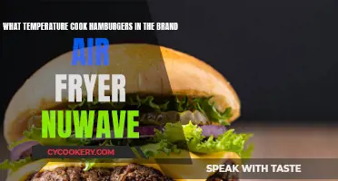 Air Fryer Nuwave: Perfectly Cooked Hamburgers Every Time