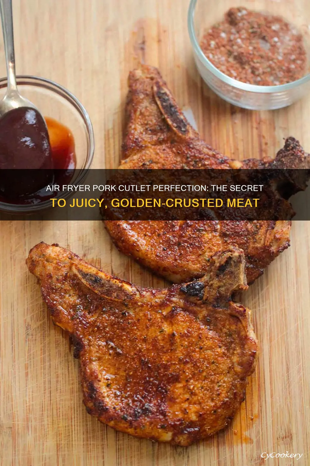 what temperature do you cook pork cutlets in air fryer