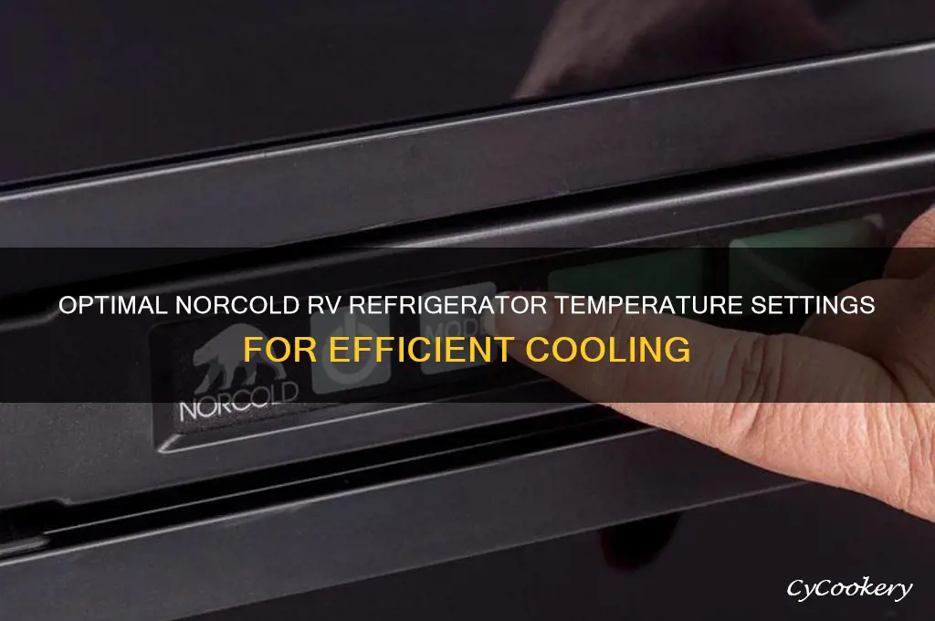 what temperature setting for norcold rv refrigerator