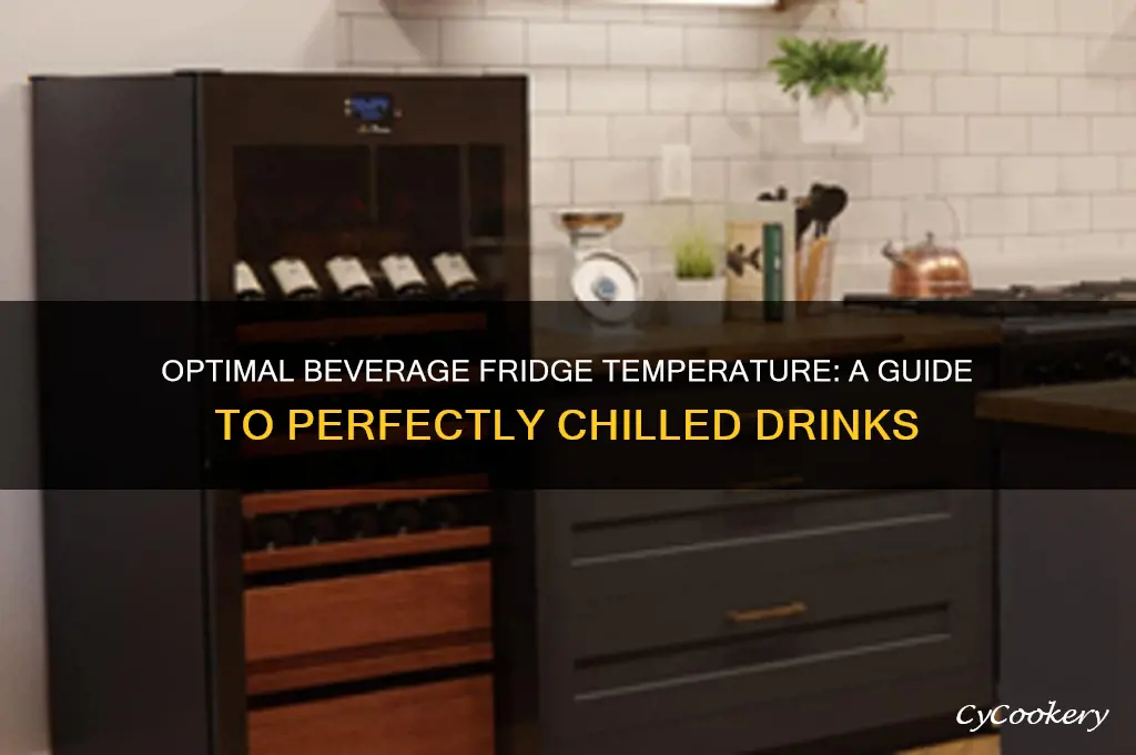 what temperature should a beverage refrigerator be