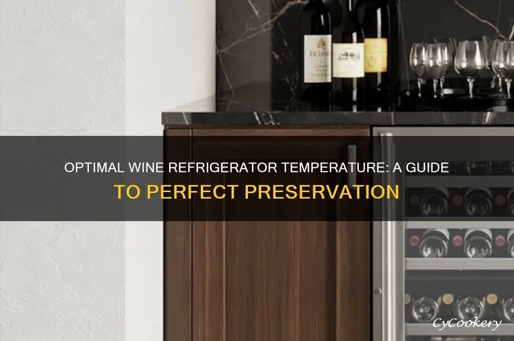 what temperature should a wine refrigerator be set at