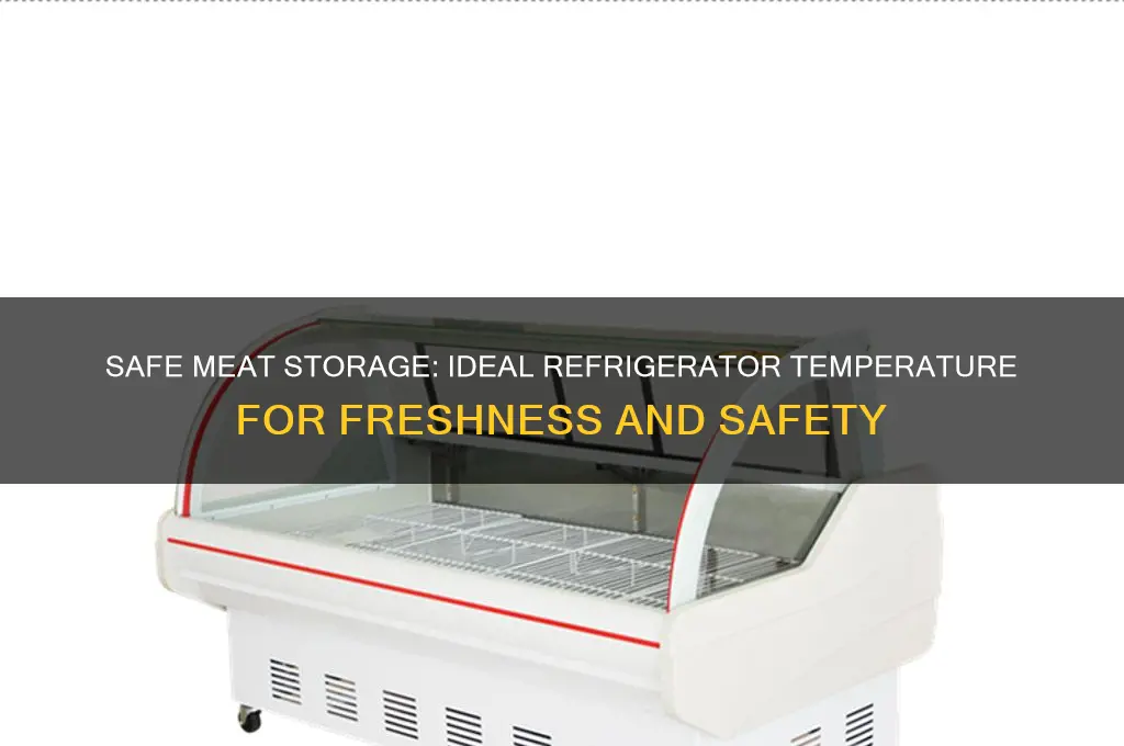 what temperature should meat be refrigerated at