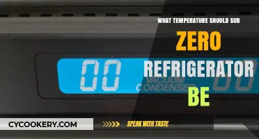 Optimal Sub-Zero Refrigerator Temperature Settings for Freshness and Efficiency