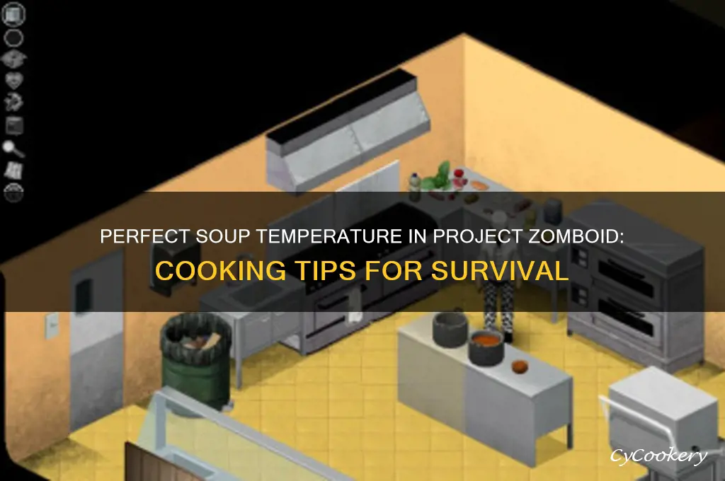 what temperature to cook a pot of soup zomboid