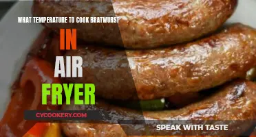 Air Frying Bratwurst: The Perfect Temperature Guide