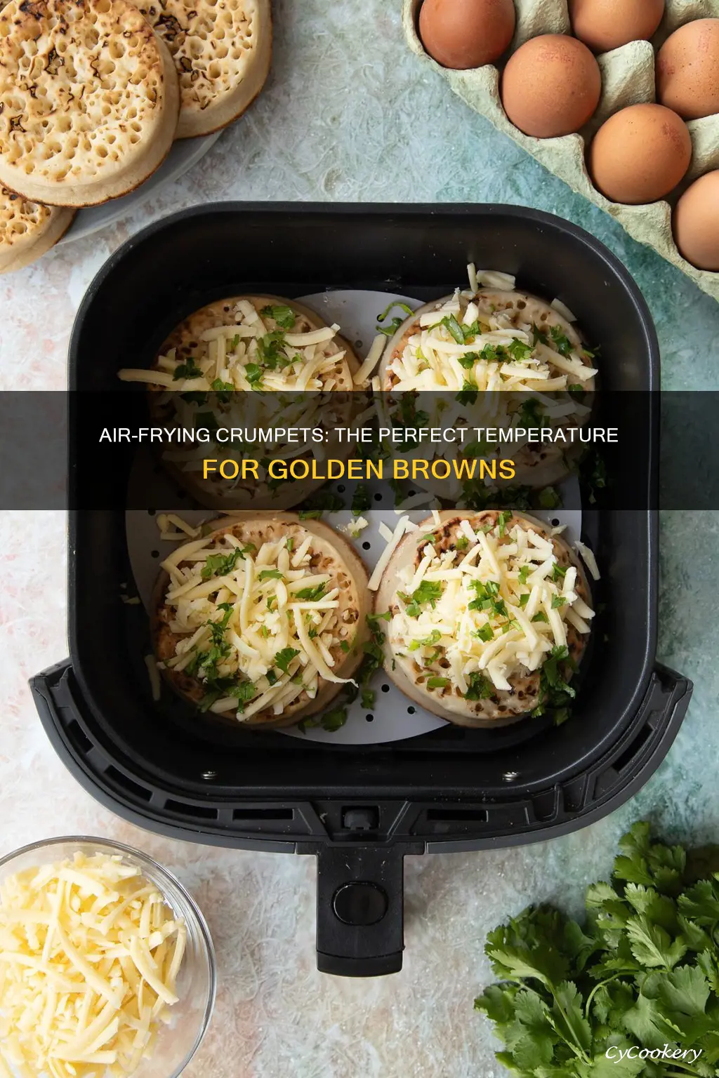 what temperature to cook crumpets in air fryer