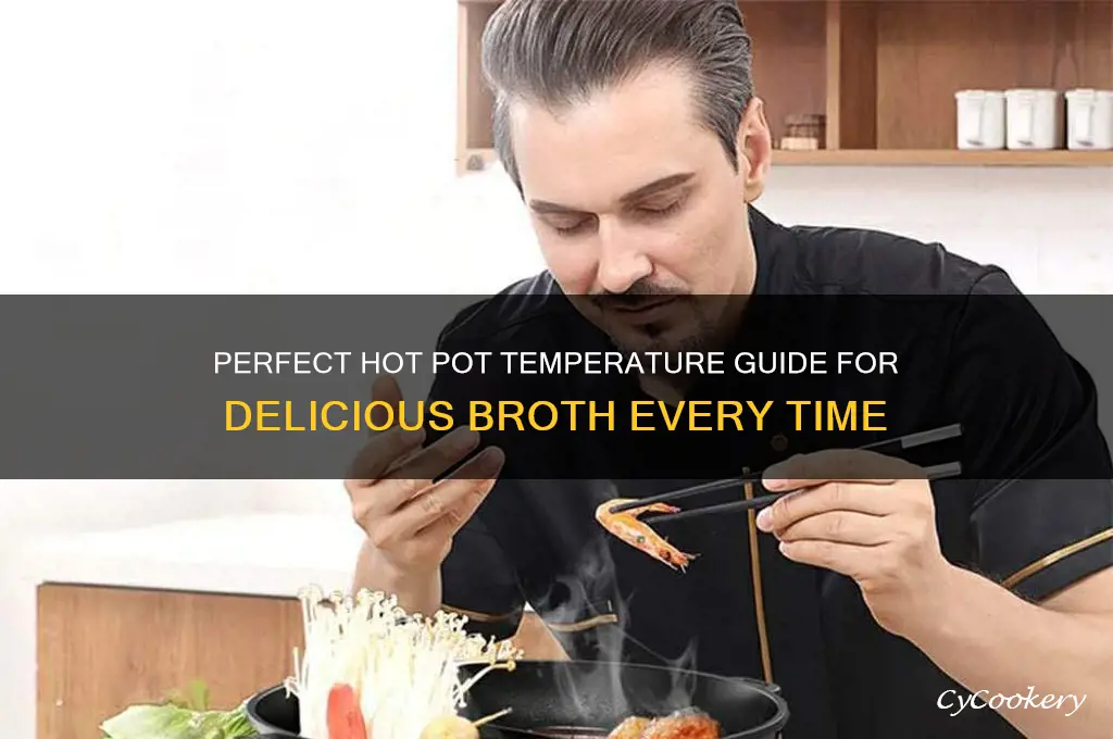 what temperature to cook hot pot