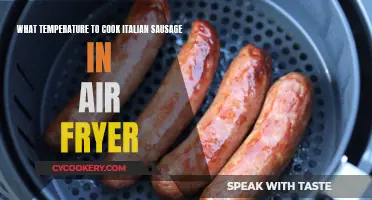 Perfectly Cooked Italian Sausage: Air Fryer Temperature Guide