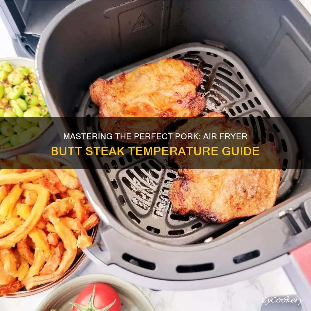 what temperature to cook pork butt steaks air fryer