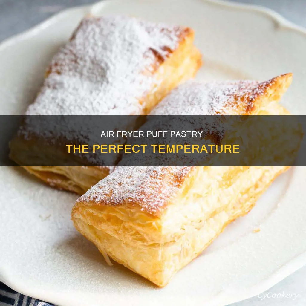 what temperature to cook puff pastry in air fryer