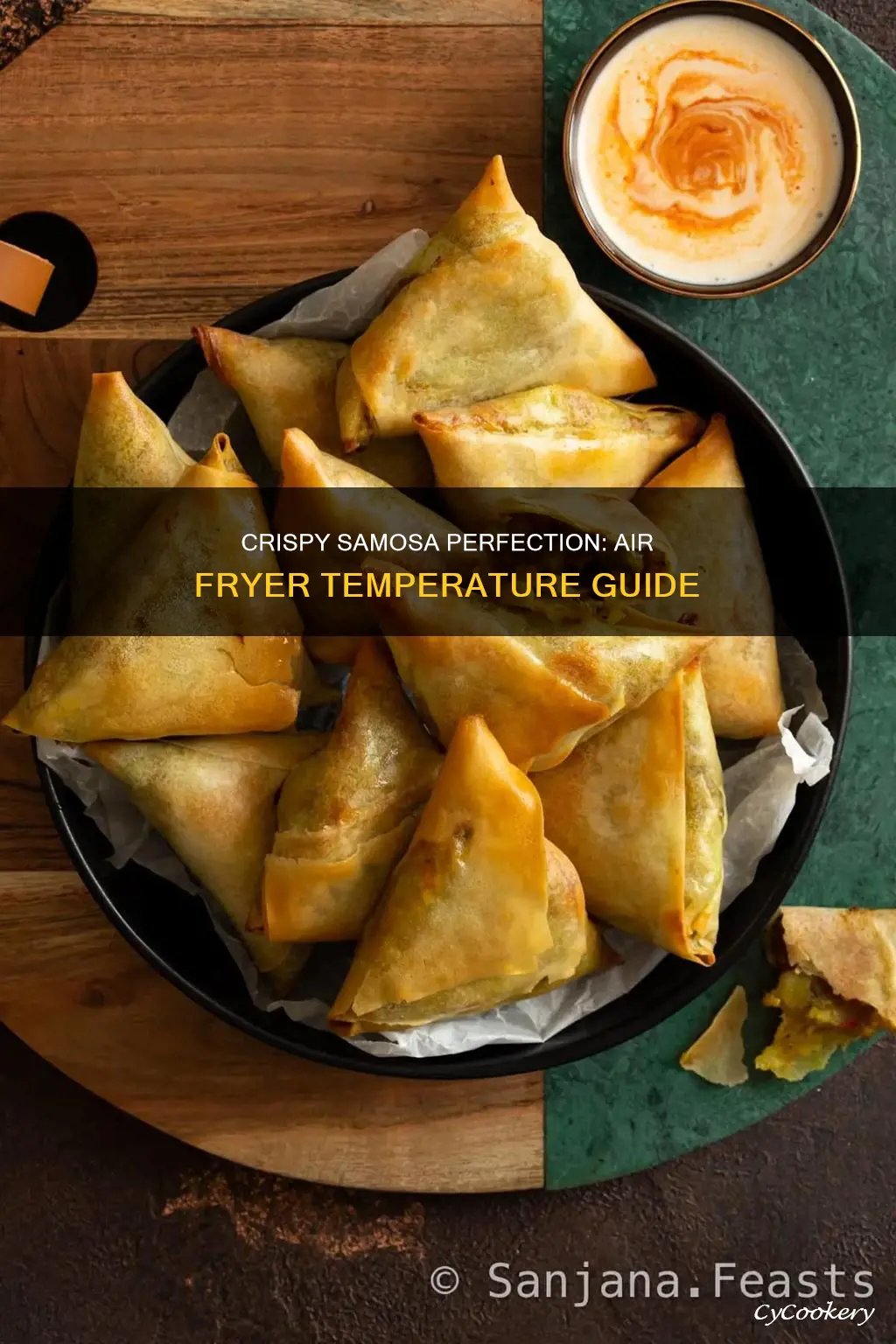 what temperature to cook samosa in air fryer