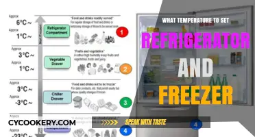 Optimal Refrigerator and Freezer Settings for Freshness and Safety