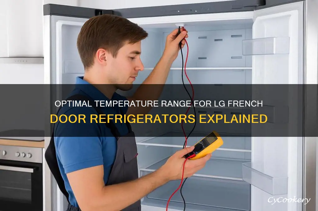 what temps are the lg french refrigerator