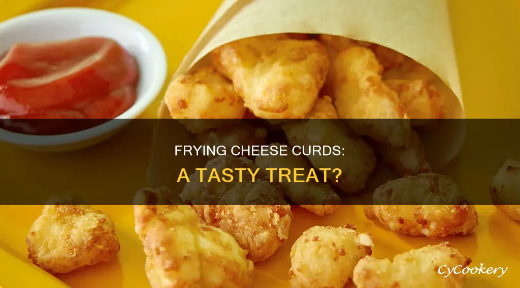 what tempt to cook cheese curds on fryer