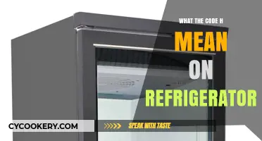 Decoding the Mystery: What Does Code H Mean on Your Refrigerator?