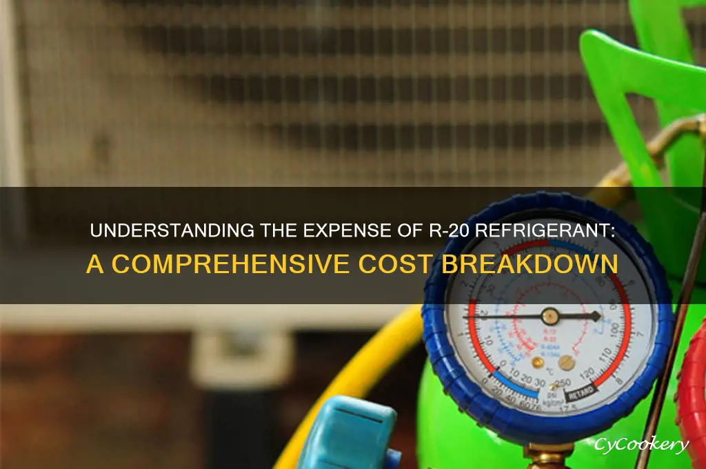 what the cost of r 20 refrigerant