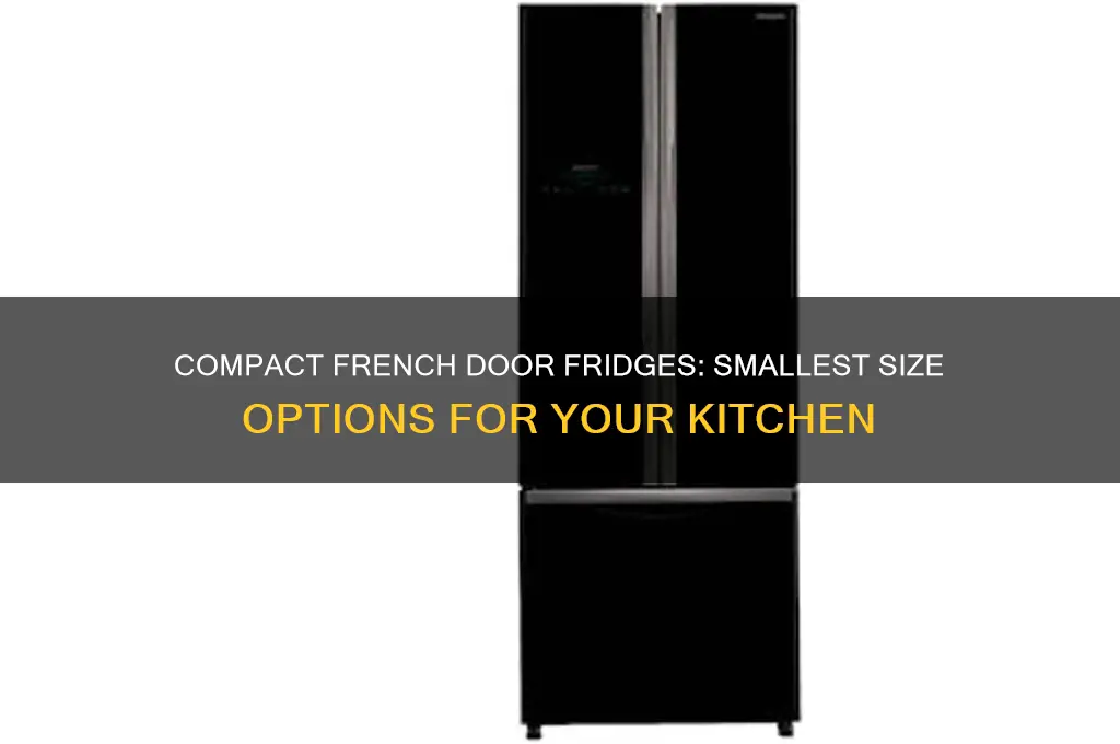 what the smallest size french door refrigerator can you buy