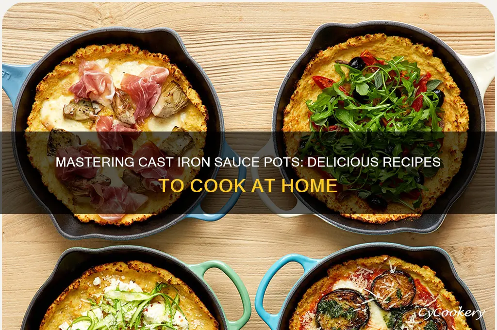 what to cook in cast iron sauce pots