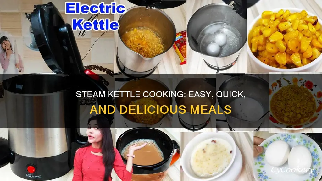 what to cook in electric steam kettle