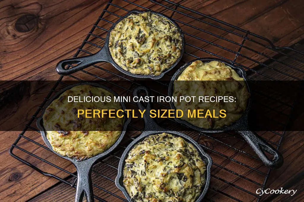what to cook in mini cast iron pots