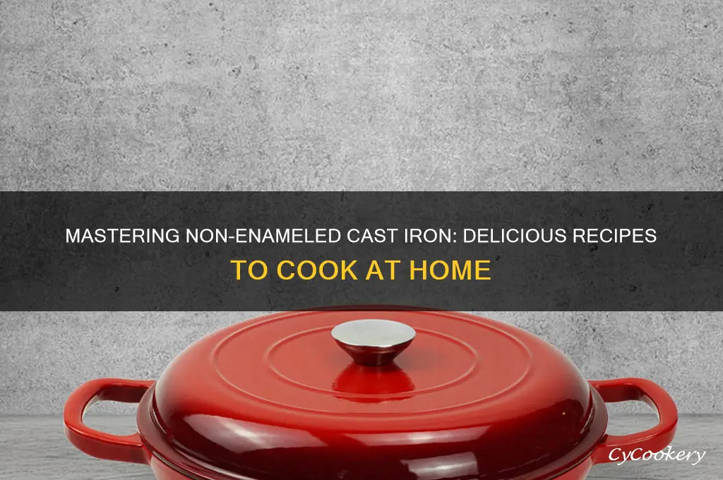 what to cook in non enameled cast iron pot