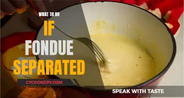 Fondue Fix: How to Bring Your Separated Fondue Back Together