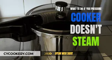 Troubleshooting a Pressure Cooker That Won't Steam