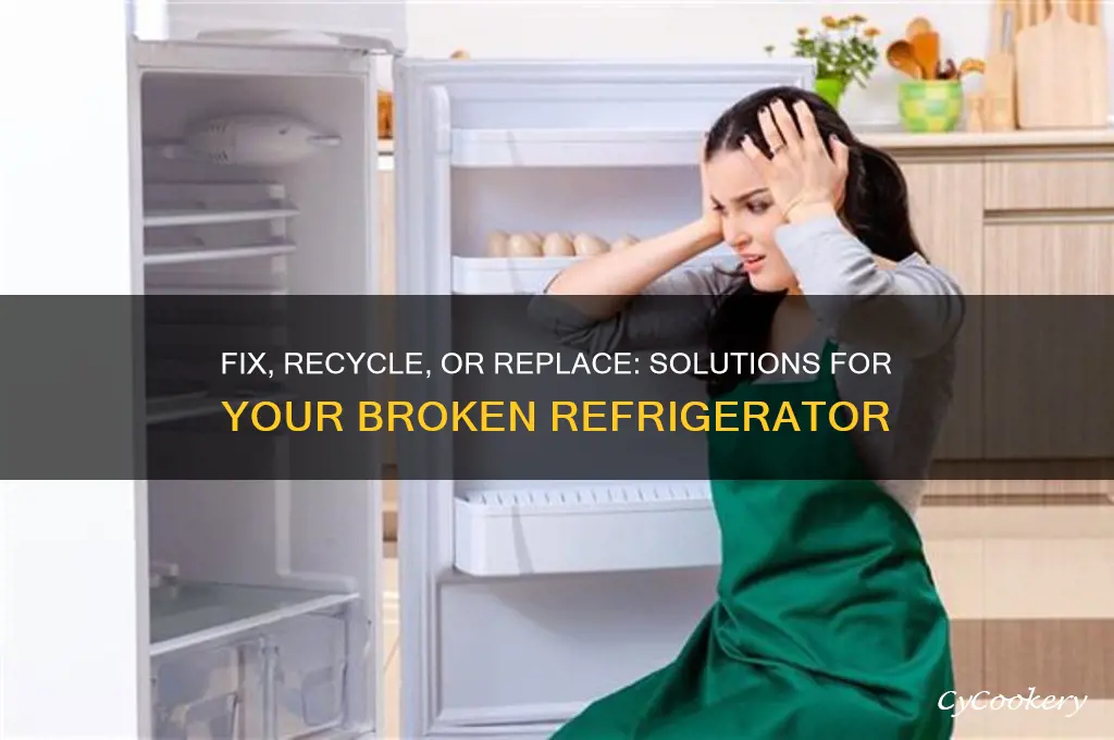 what to do with a broken refrigerator