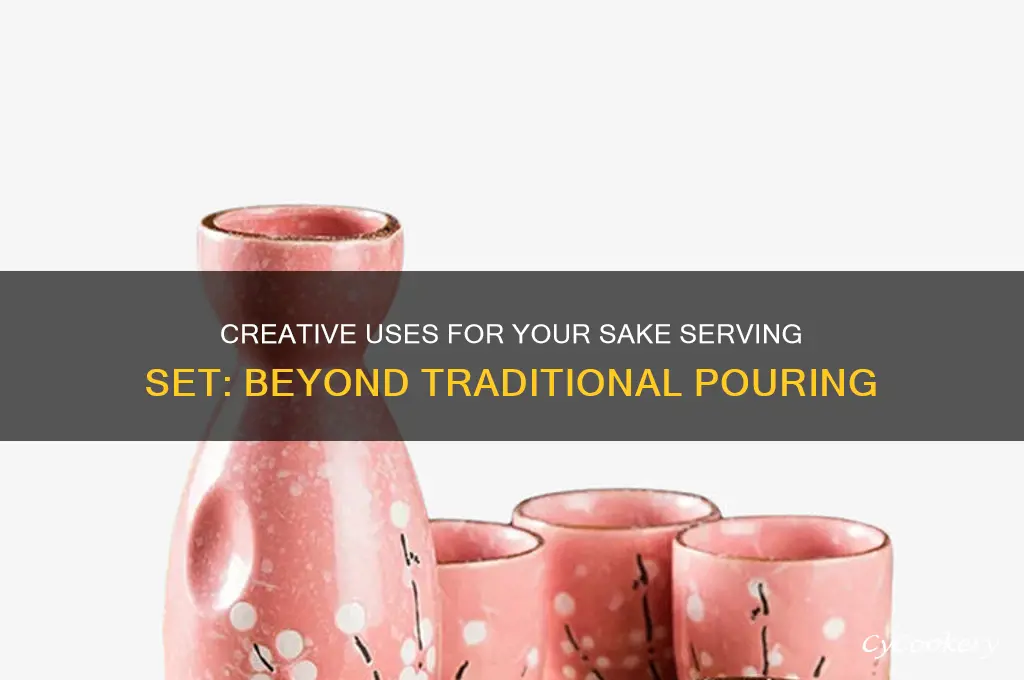 what to do with a sake serving set