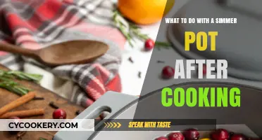 Post-Cooking Simmer Pot Care: Creative Uses and Storage Tips