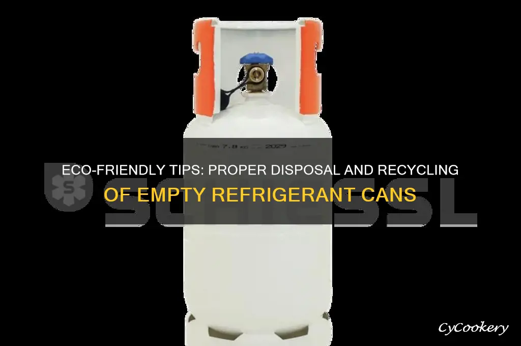 what to do with end of refrigerant can