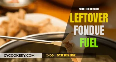 Creative Ways to Use Up Extra Fondue Fuel