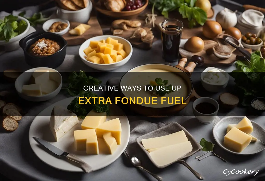 what to do with leftover fondue fuel