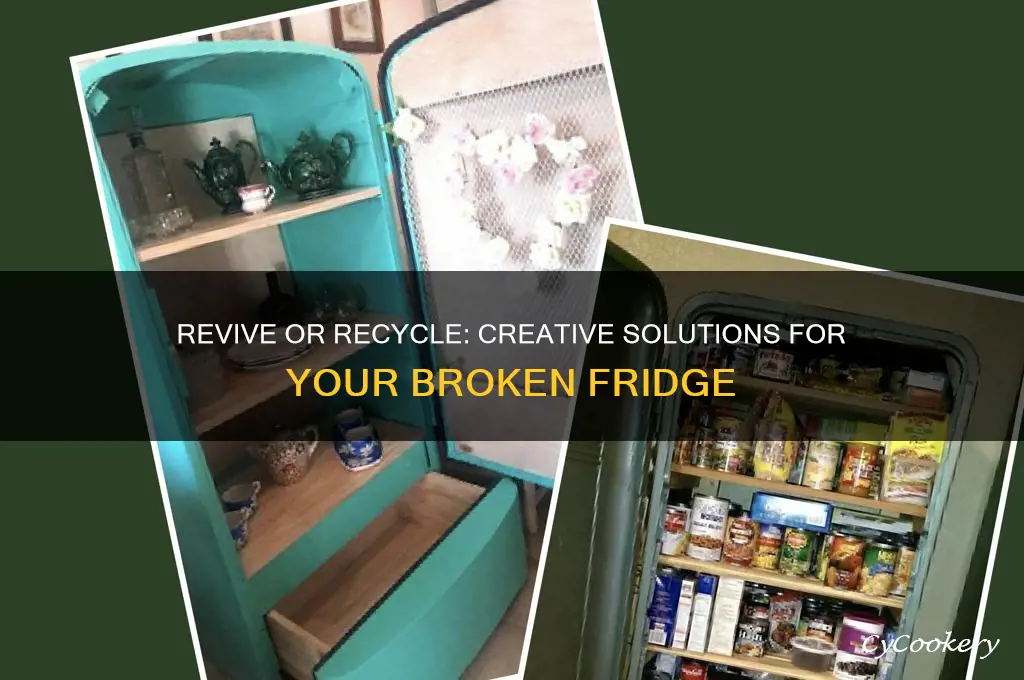what to do with non working refrigerator