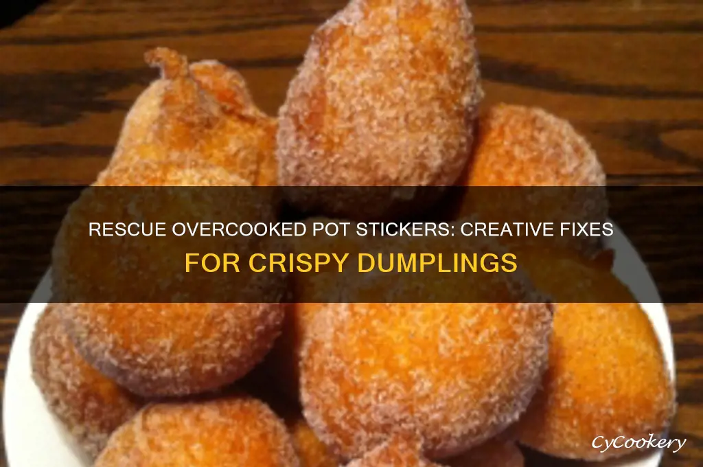 what to do with over cooked pot stickers