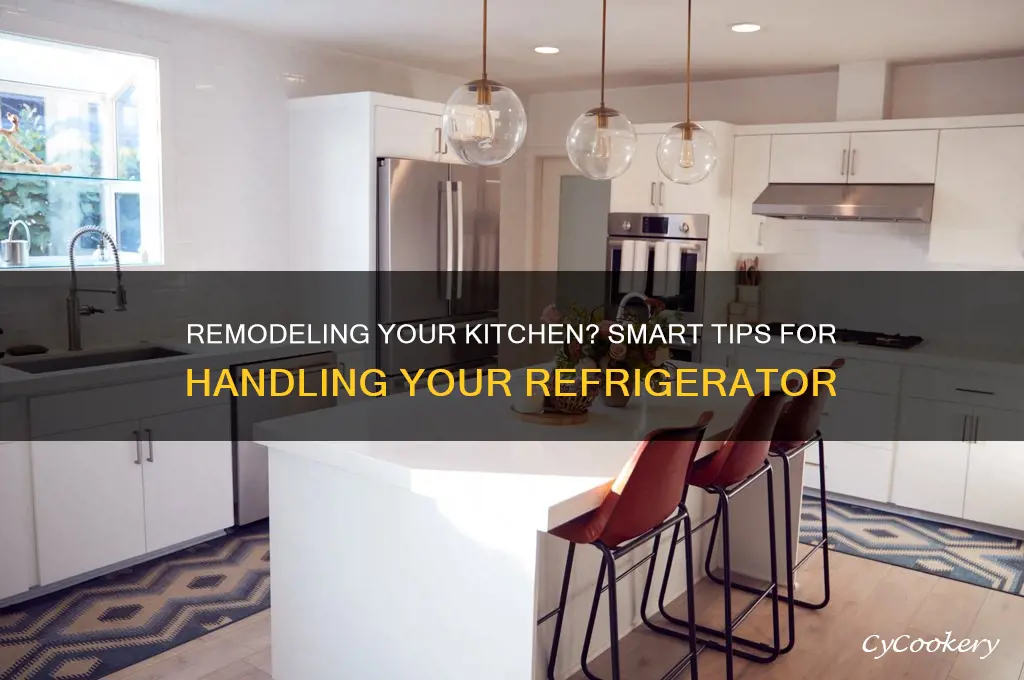 what to do with refrigerator during remodel