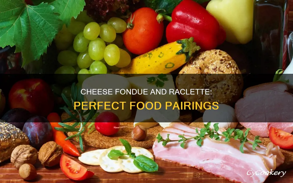 what to eat with fondue raclette