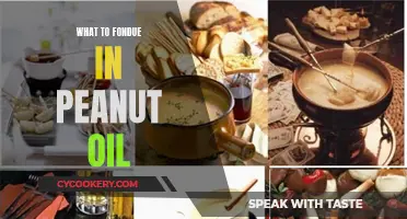 Fondue Ideas: Peanut Oil Edition