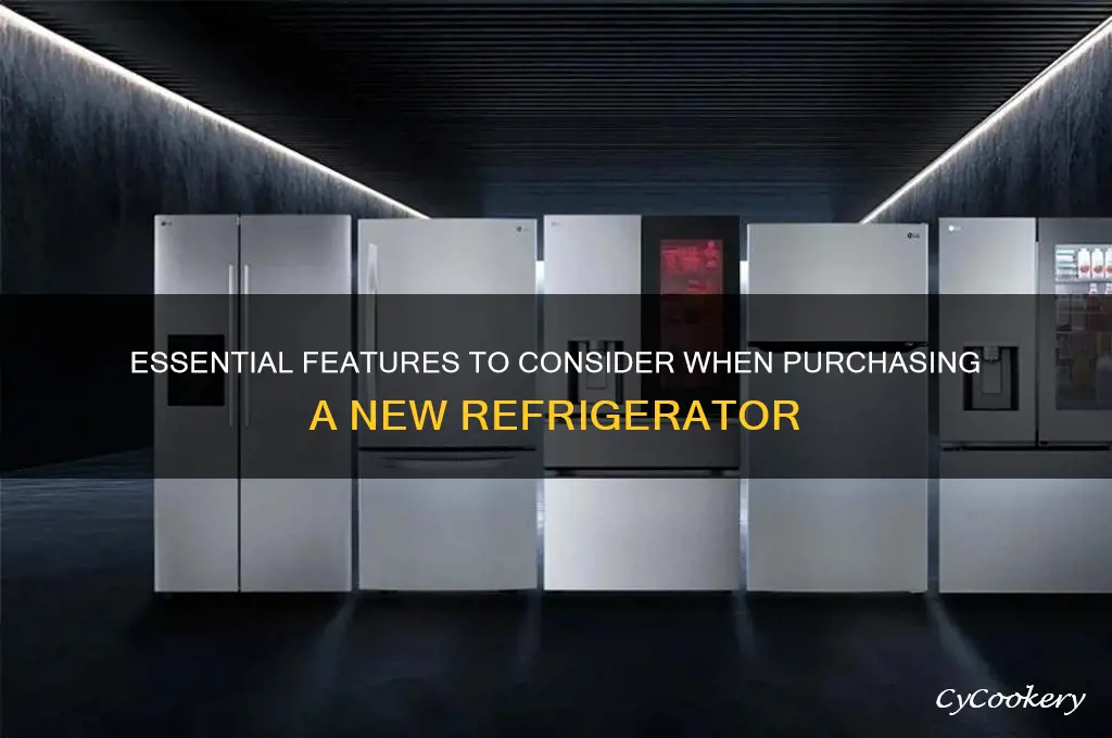 what to look for when buying refrigerator