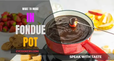 Cheese, Chocolate, and Beyond: Exploring Your Fondue Pot