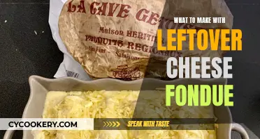 Cheese Fondue Leftovers: Creative Recipes to Try