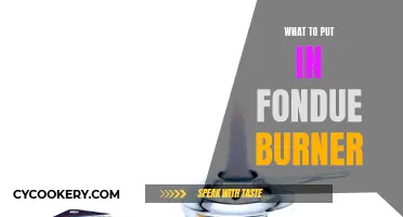 Fondue Burner Fuel: What to Put in Yours