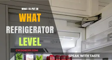 Organize Your Fridge: Optimal Placement for Each Refrigerator Level