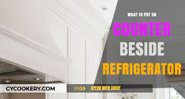 Stylish Countertop Ideas: Enhancing Space Beside Your Refrigerator