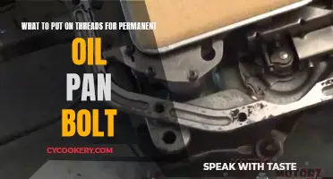 The Best Permanent Oil Pan Bolt and Thread Sealant