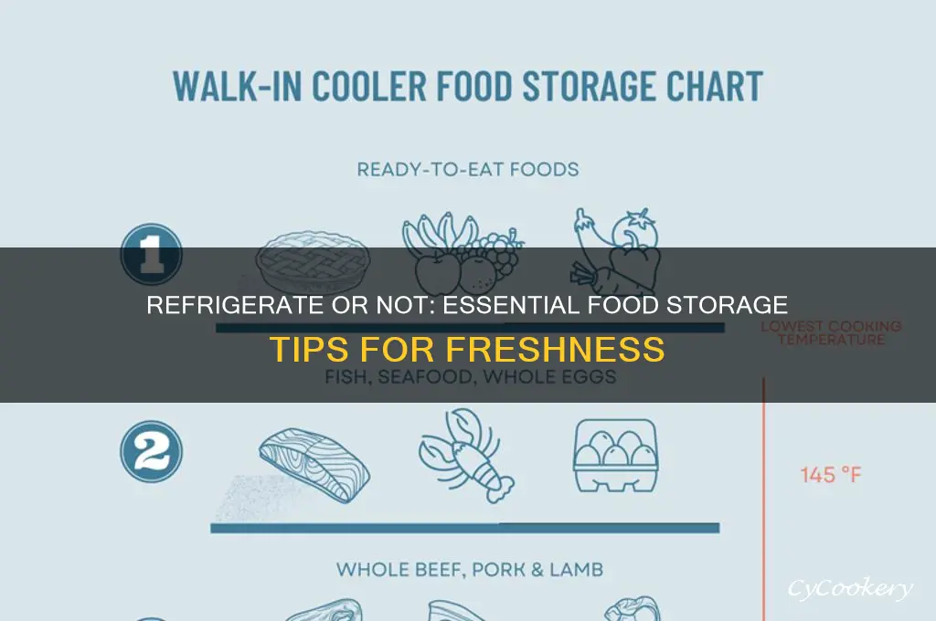 what to refrigerate and what not to