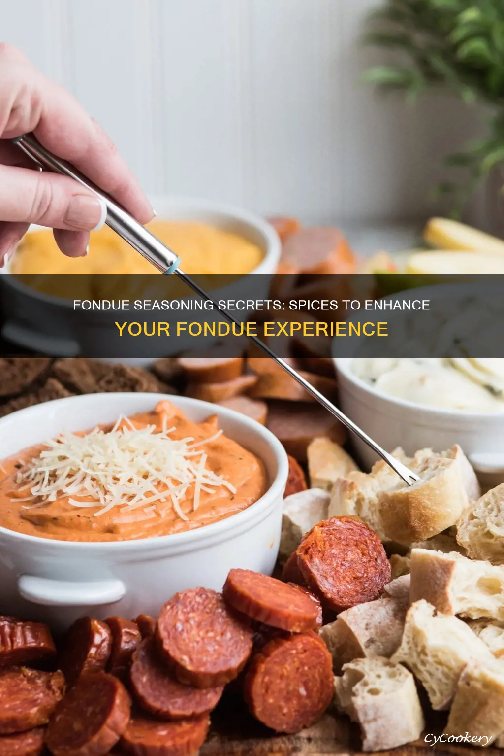 what to season fondue with