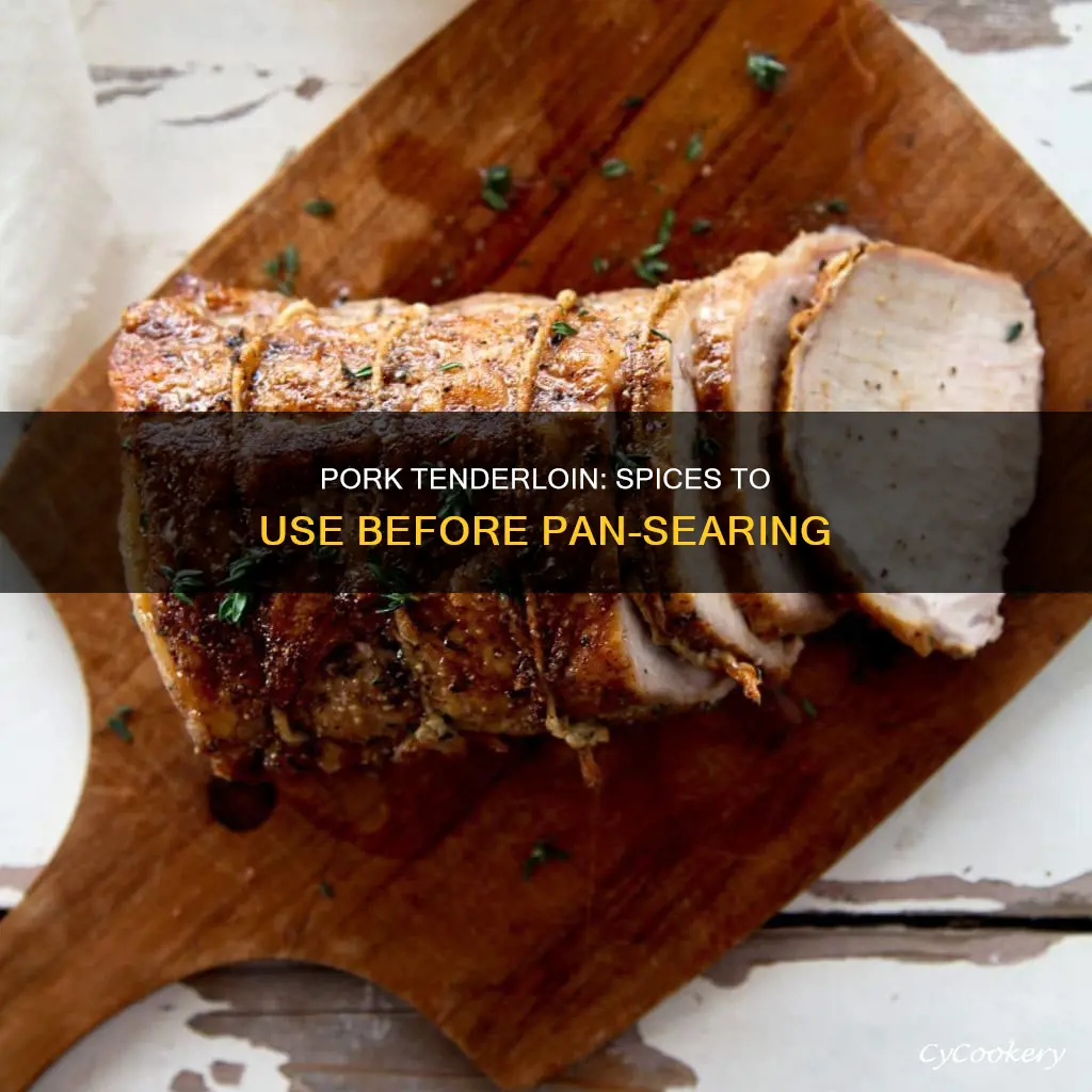 what to season pork tenderloin before pan sear